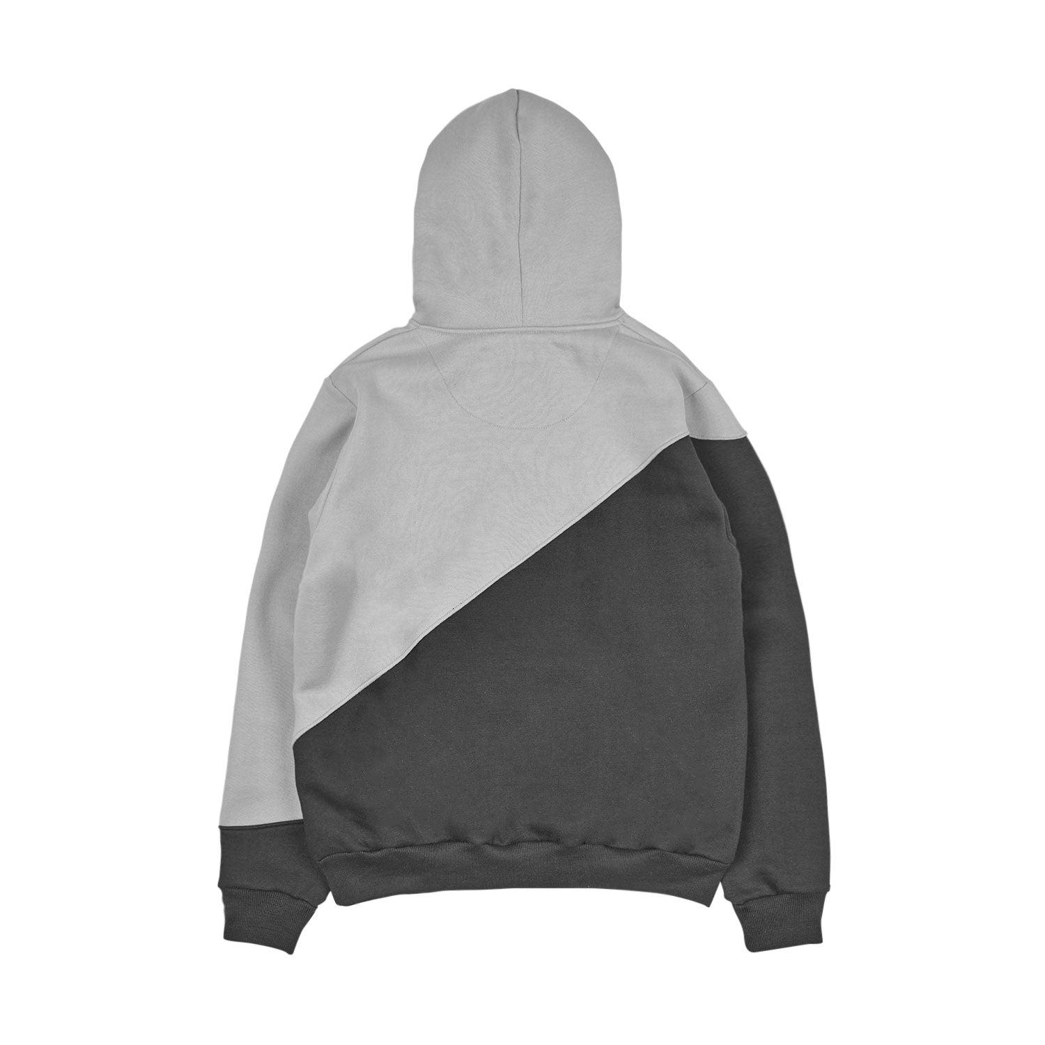 CaRtOoNz | SLANT HOODIE (GREY / BLACK)