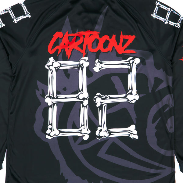 CARTOONZ | MOTORSPORTS JERSEY (BLACK) - CaRtOoNz® Official Store