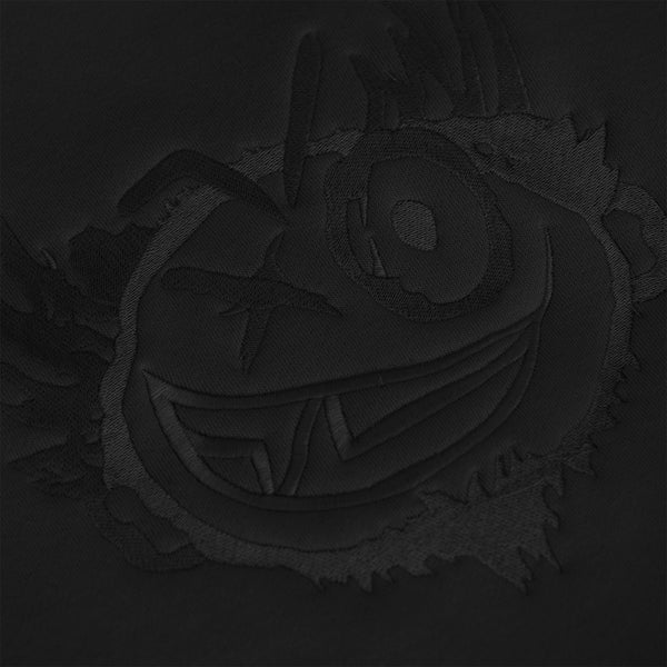 CaRtOoNz EMBROIDERED TONAL LOGO MASK HOODIE (BLACK) CaRtOoNz