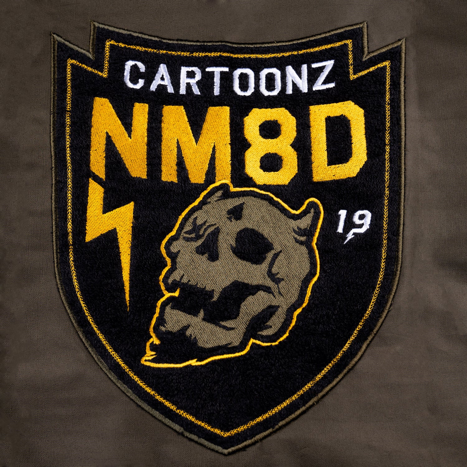 CaRtOoNz | NM8D MID WEIGHT BOMBER JACKET (OLIVE) LIMITED EDITION